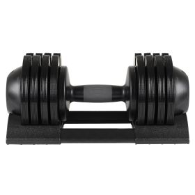 52LBS Adjustable dumbbell steel and plastic