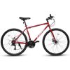 A27305 700c Ecarpat Road Bike, 21-Speed Disc Brakes, Carbon Steel Frame Bike ,Racing Bike City Commuting Road Bicycle for Men Women