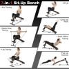 Adjustable Metal Workout Bench Multifunctional Sit up Bench