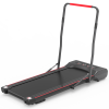 Under Desk Walking Pad Treadmill Foldable with Handlebar Remote Controll, 300 LB Capacity