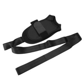 Yoga Ligament Stretching Belt Foot Drop Stroke Hemiplegia Rehabilitation Strap Leg Training Foot Ankle Joint Correction Braces (Color: Black 2)