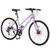 7 Speed Hybrid bike Disc Brake 700C Road Bike For men women's City Bicycle