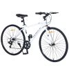 Shimano 7 Speed Hybrid Bike Aluminum Alloy Frame C-Brake 700C Road Bike For men women's City Bicycle