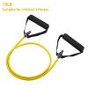 1pc 5 Levels Resistance Bands (suitable Beginner) With Handles Yoga Pull Rope Elastic Fitness Exercise Tube Band For Home Workouts Strength Training