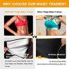 3 in 1 Waist Trimmers for Women Workout Sweat Waist Trainer Body Shaper