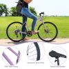 7 Speed Hybrid bike Disc Brake 700C Road Bike For men women's City Bicycle